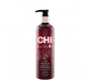 CHI Rose Hip Oil Shampoo Dažytų Plaukų Šampūnas, 340 ml